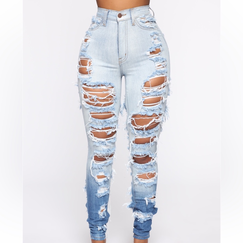 fashion nova cheap thriller high rise jeans size 0